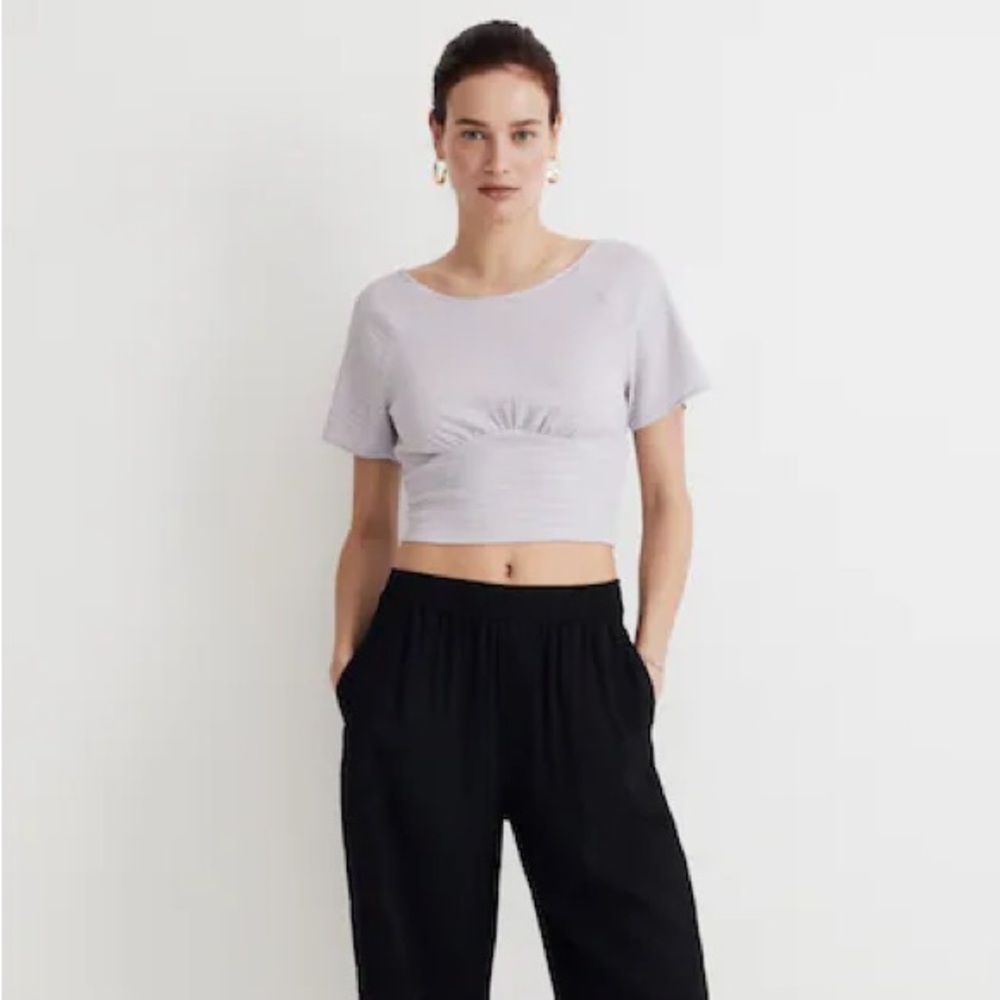 SOLD Madewell Lavender crop top